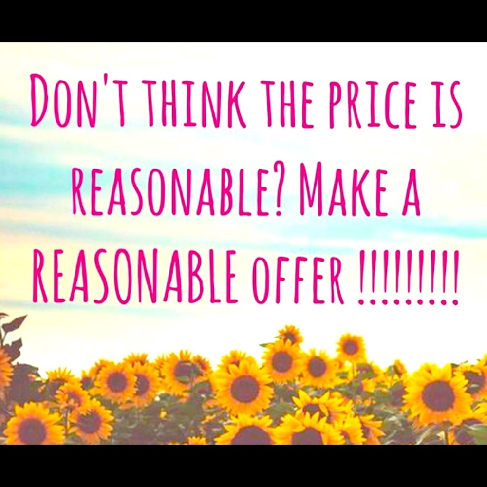 Offers Welcome! I usually accept or counter!
